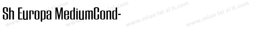 Sh Europa MediumCond字体转换